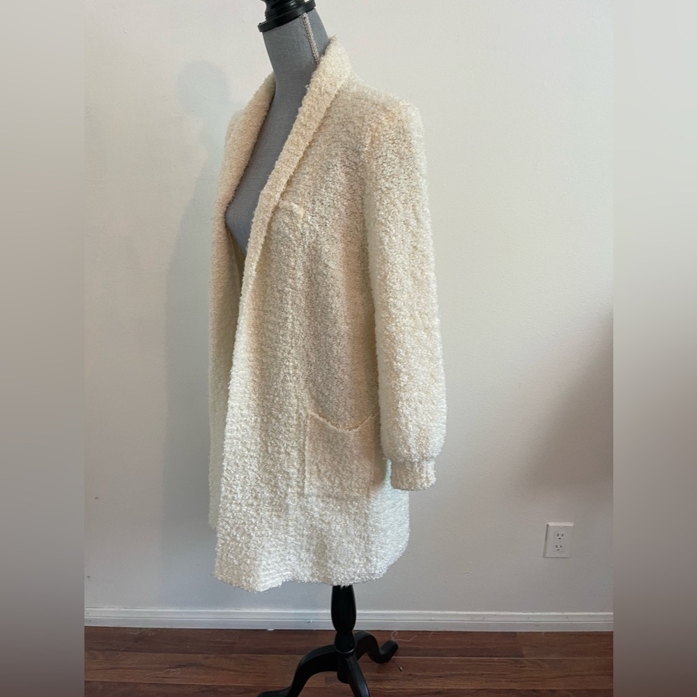 Vintage Adele  Joyce Cream Shaggy Cardigan - Picture 9 of 13